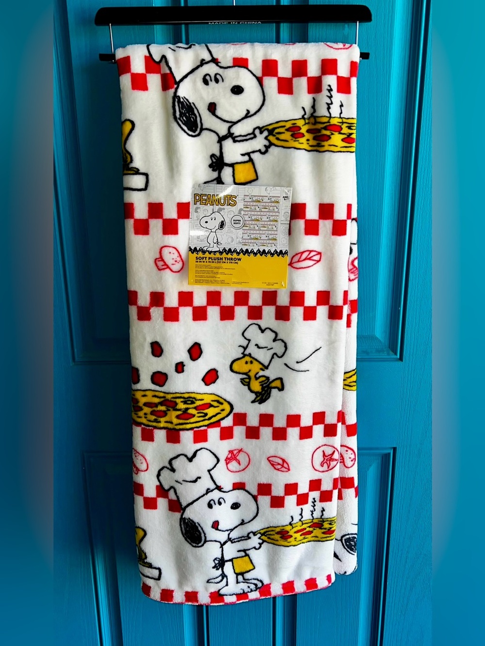 Snoopy Pizza Chef NEW Blanket